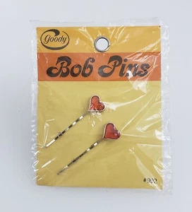 Vintage 1975 Goody Heart Bobby Pins Bob Pins NOS Sealed - Picture 1 of 2