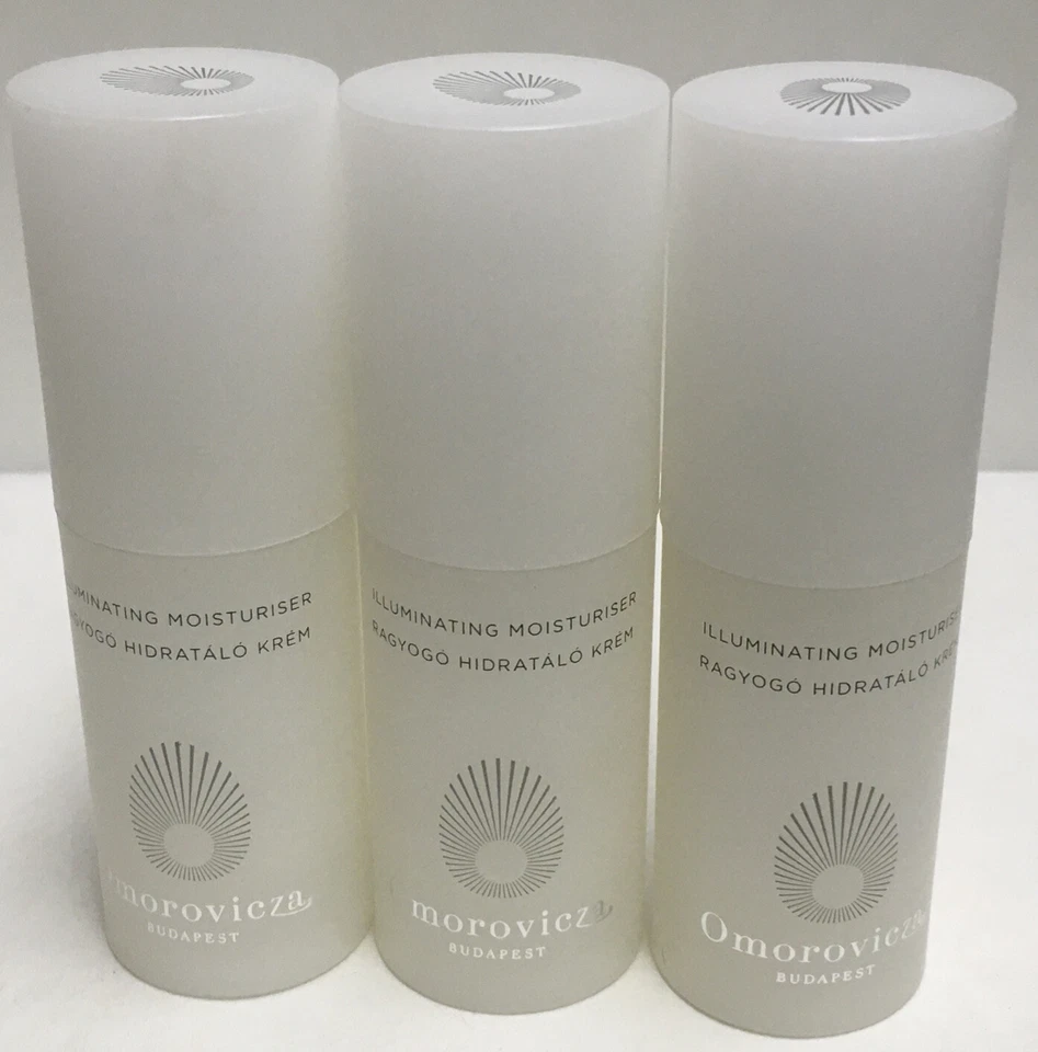 Pack de 3 crema hidratante iluminadora Omorovicza 0,67 fl oz cada una nueva sin caja Foto 1 de 2