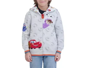 Disney Pixar Kids Zip Up Hoodie Size 5 - Picture 1 of 4