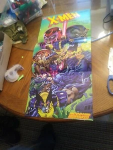 X-Men Mutant Apocalypse - Nintendo Power - Promo Fold Out Poster - Snes only. - Picture 1 of 15