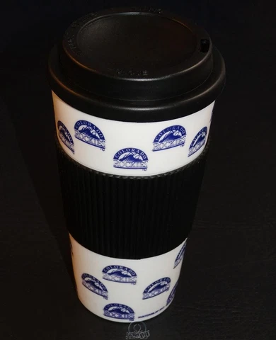 MLB Colorado Rockies 16 Oz Plastic Tumbler Travel Cup Hot/Cold Coffee Mug Lid Cover