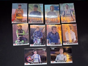 2024 F1 Paddock Pass - Set of 10 Chrome Cards - Picture 1 of 4