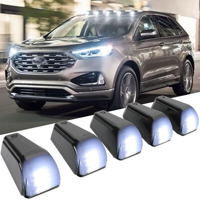 5X Para Ford Edge Kuga SUV Energía Solar Inalámbrica Techo 12 Luces LED Cabina Blanco Foto 1 de 4