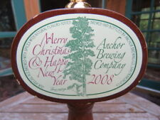 Anchor Brewing 1996 Merry Christmas Happy New Year  Beer Acrylic Tap Handle