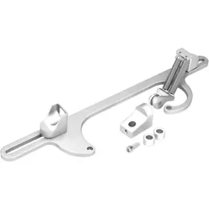 Aluminum Throttle Cable Carb Bracket Sliver For Holley 4150 4160Carb 350 400 SBC - Picture 1 of 18