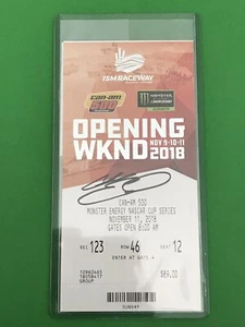 Chase Elliott ๐ Signed Ticket ISM Raceway Nascar Cup Series Beckett BGS AUTO - Picture 1 of 2
