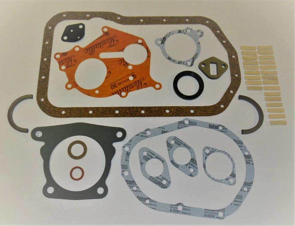 VAUXHALL 1595cc-VICTOR FB ENG NUM 250000 em: 1963-67 CONJUNTO DE JUNTAS DE EXTREMIDADE INFERIOR EE410E - Imagem 1 de 1