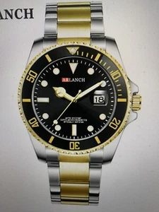 Luxus Herrenuhr Edelstahl Quarz Mode  - Bild 1 von 1