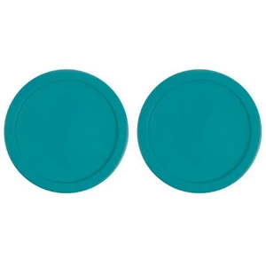 2 tapas de repuesto para Pyrex 4-CUP cubierta de almacenamiento contenedor de 6" 7201-PC VERDE AZULADO - Imagen 1 de 1