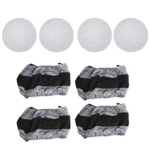 Estuches para neumáticos + bolsas para neumáticos nuevas con portátil para cubierta de coche gris 420D y negra 600D 4 piezas - Imagen 1 de 11