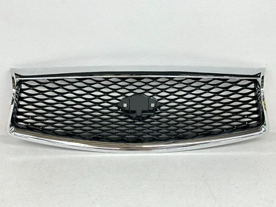 ⭐NEW! 2014-2017 INFINITI Q50 FRONT BUMPER UPPER GRILL GRILLE BLACK BARE OEM - Image 1 of 4