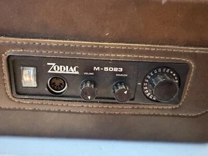Zodiac M-5023 CB Transceiver 2 Way Radio 23 Channel Carry Case Powers Up Japan - Zdjęcie 1 z 11