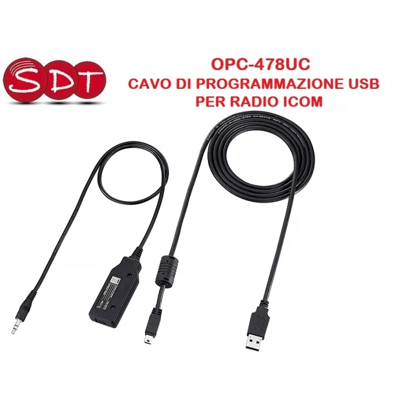 ICOM ORIGINALE OPC-478UD/OPC-478UC CAVO DI PROGRAMMAZIONE USB PER RADIO ICOM - Immagine 1 di 1