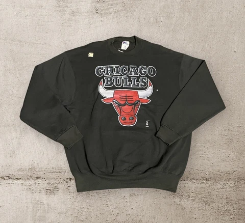 Vintage 90’s Chicago Bulls Pro Player Crewneck Sweatshirt NWT Mens Size 2XL Cover