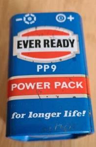 EVER READY PP9  VINTAGE POWERPACK BATTERY FOR DISPLAY PROP   - Picture 1 of 7