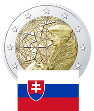 Prévente 2 Euros Commémorative Slovaquie 2022 Erasmus UNC