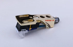 Gold Headshell + Cartridge, needle for Technics SL220, SL221, SL235, SLB2, SLB3 - Picture 1 of 5