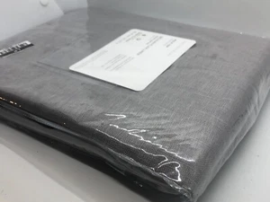 NWT Pottery Barn Belgian Linen Rod Pocket Sheer Curtain Libeco™, 50 x 84” GRAY - Picture 1 of 9