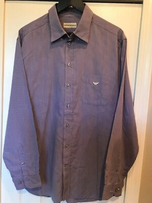 ARMANI EMPORIO - LONG SLEEVE SHIRT - SIZE: 17 — 第 1/2 张图片