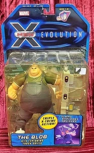 2001 X-men Evolution 6” TRIPLE Action Figure Toy Biz SEALED WORN BOX THE BLOB - Picture 1 of 17