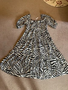 George zebra print maxi dress size 14 BNWTs - Picture 1 of 7