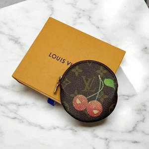 Louis Vuitton Porte Monet Ron Murakami Takashi Monogram Cherry Coin Case FM JPN - Bild 1 von 9