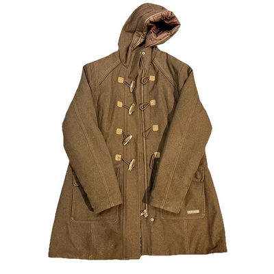 Merrell Womens Opti-Warm Brown Hooded Duffle Coat Size XL - Image 1 of 4