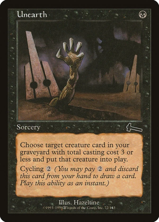 MTG Unearth  - Urza's Legacy #72 - Image 1 of 1