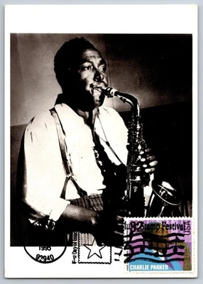 #2987 Charlie Parker FDC Maxi Card w/Pictorial Cancel - Image 1 of 2