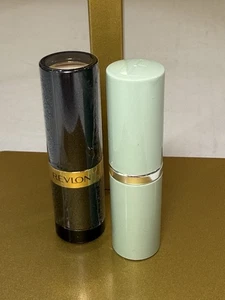 Lápiz labial Clinique Long Last Shine bronce brillante AA, Revlon caramelo glacé 103 perla - Imagen 1 de 9