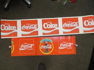 2 VTG COCA COLA CORRUGATED CARDBOARD BOARDERS - Picture 1 of 5
