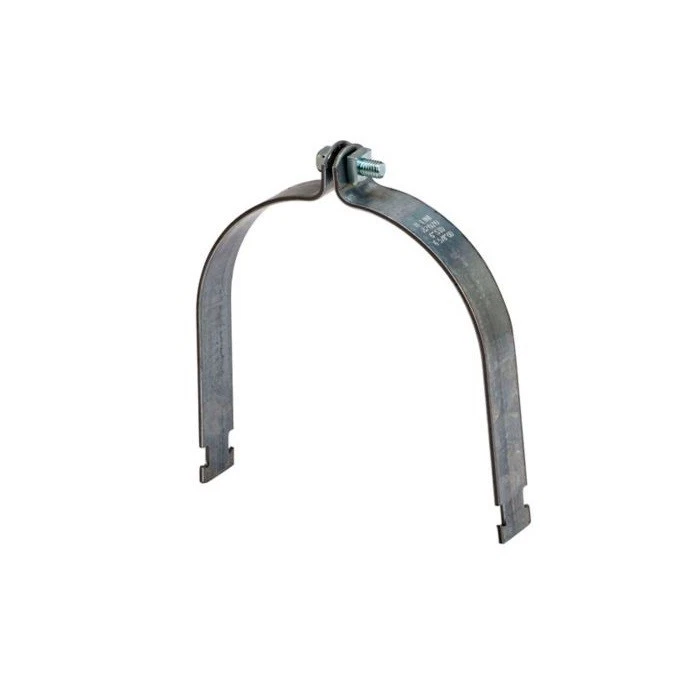 B-Line B2020PAZN 6 Inch Pre-Assembled Conduit Clamp 11 Gauge Zinc Plated Steel - Image 1 of 1