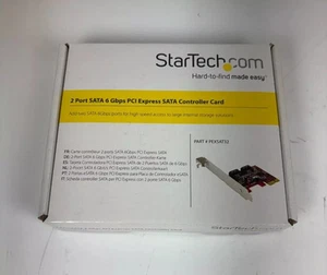 StarTech 2Port PCI Express SATA Controller Card - Afbeelding 1 van 2