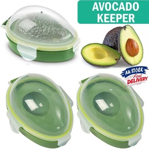 2PCS Avocado Keeper Avocado Saver Food Storage Container Stay Fresh Leftover AU - Picture 1 of 22