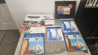 ¡Qué chévere! 1 EMC  Spanish Teacher Sample Set Textbooks See *CODES SEE NOTE*  - Image 1 of 4