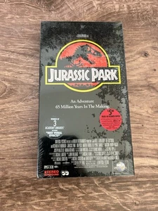 Jurassic Park VHS Steven Spielberg MCA Universal Watermark 1993 BRAND NEW SEALED - Picture 1 of 4