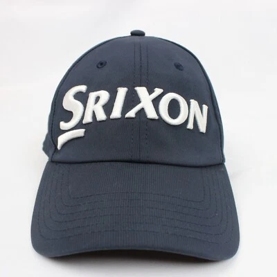 Srixon Strapback Hat Cap Golf College Navy Blue Polyester 3D Logo Adjustable - Image 1 of 4