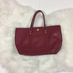 ISAAC MIZRAHI Handbag Red Color Size Large - Picture 1 of 8