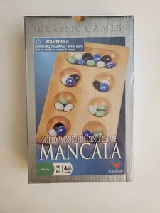 Solid Wood Folding MANCALA Game By Cardinal - BRAND NEW - Picture 1 of 3