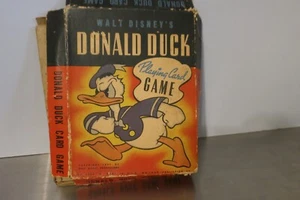 1941 Donald Duck Card Game Box Whitman Walt Disney Production - Picture 1 of 3