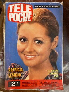 REVUE TÉLÉ POCHE 1975 N°510 PATRICIA LESIEUR - Picture 1 of 1