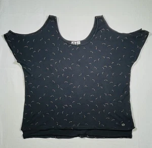 Top de mujer Roxy hombro frío negro talla grande - Imagen 1 de 9