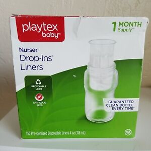 Playtex Baby Nurser Drop Ins Liners Pre-Sterilized Disposable  4 oz - 150 Count