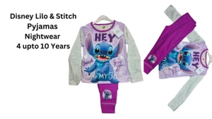 Niñas Lilo & Stitch Pijama Disney Personaje Lilo Ropa de dormir 4 hasta 10 años - Imagen 1 de 5