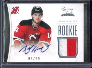 2011-12 Panini Luxury Suite Rookie Auto Patch #41 Adam Henrique 93/99 - Picture 1 of 2