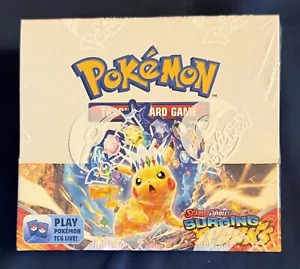 Pokemon SURGING SPARKS Booster box factory SEALED Company USA 36 BSTRS - Picture 1 of 2