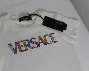 Versace - Kid's Unito + Stampa Logo Jersey T Shirt Made in Italy 🇮🇹  - Picture 1 of 7
