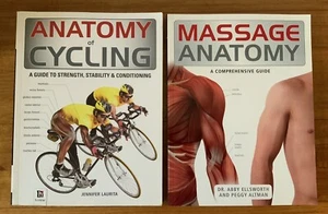 Massage Anatomy A Comprehensive Guide & Anatomy Of Cycling Paperbacks. - Picture 1 of 18