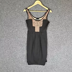 Tokito Womens Dress Size 6 Black Beaded Sleeveless Cocktail Evening - Picture 1 of 10