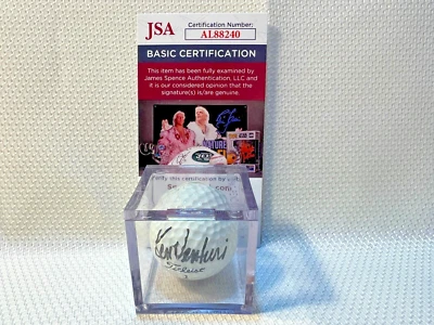 Мяч для гольфа с автографом Кена Вентури из Titleist 1 JSA - Изображение 1 из 3